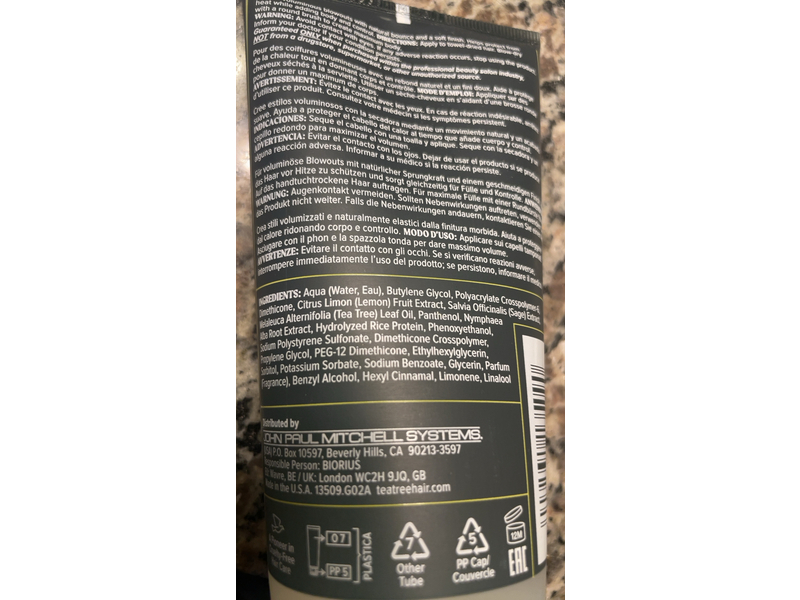 Tea Tree Lemon Sage Thickening Blowout Gel, 5.1 fl oz/150 mL