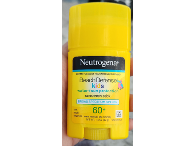 Neutrogena Beach Defense Sunscreen Stick, SPF 60 +, 1.5 oz/42 g, Pack Of 2