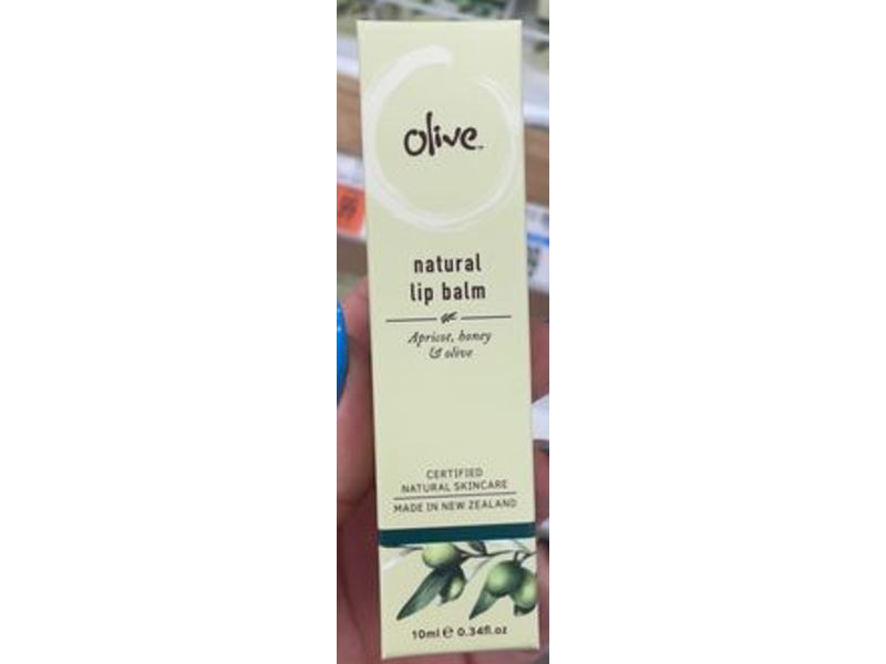 Olive Natural Lip Balm, 0.34 fl oz/10 mL