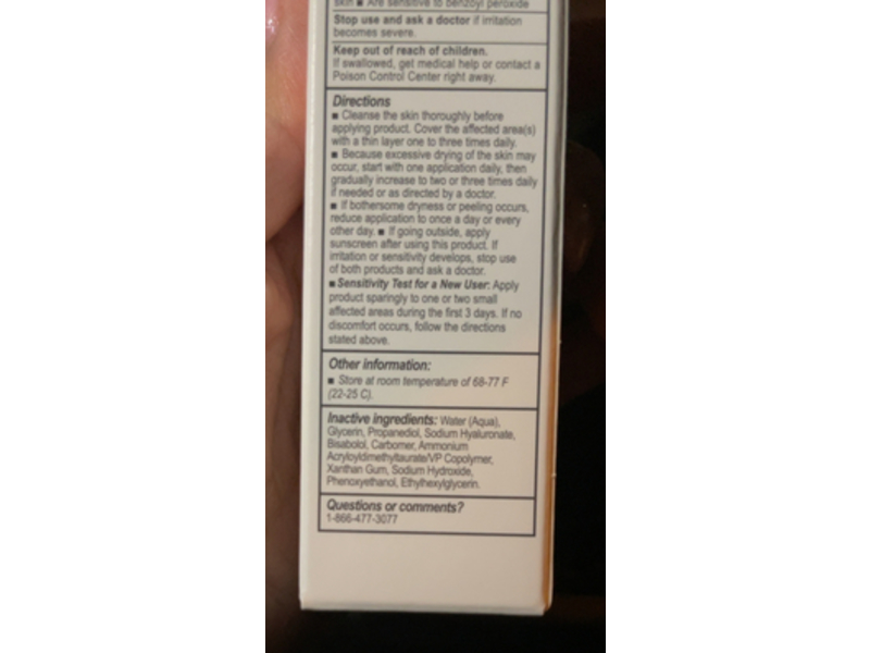 Face Reality 5% Advanced Acne Med, Benzoyl Peroxide, 1.5 fl oz/44 mL