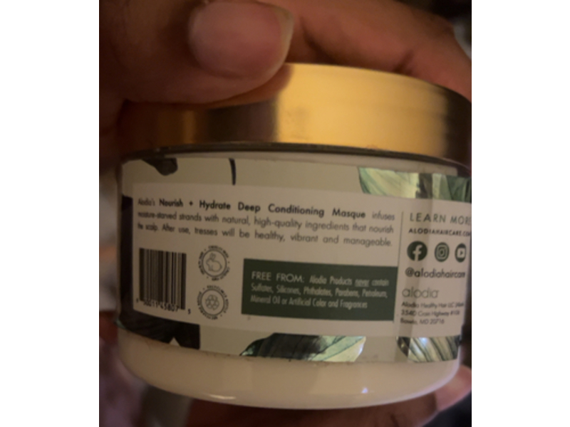 Alodia Deep Conditioning Masque, 12 oz