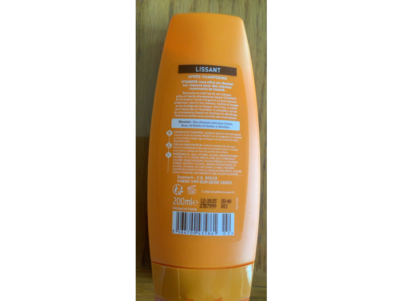 Vitanove smoothing conditioner, 200 mL