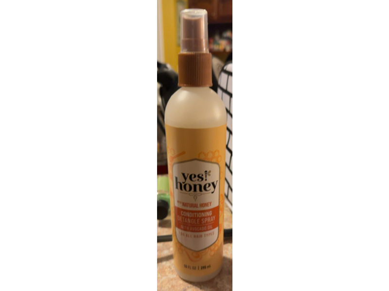Yes Honey Detangle Conditioning Spray, Natural Honey, Avocado Oil, 10 fl oz/295 mL