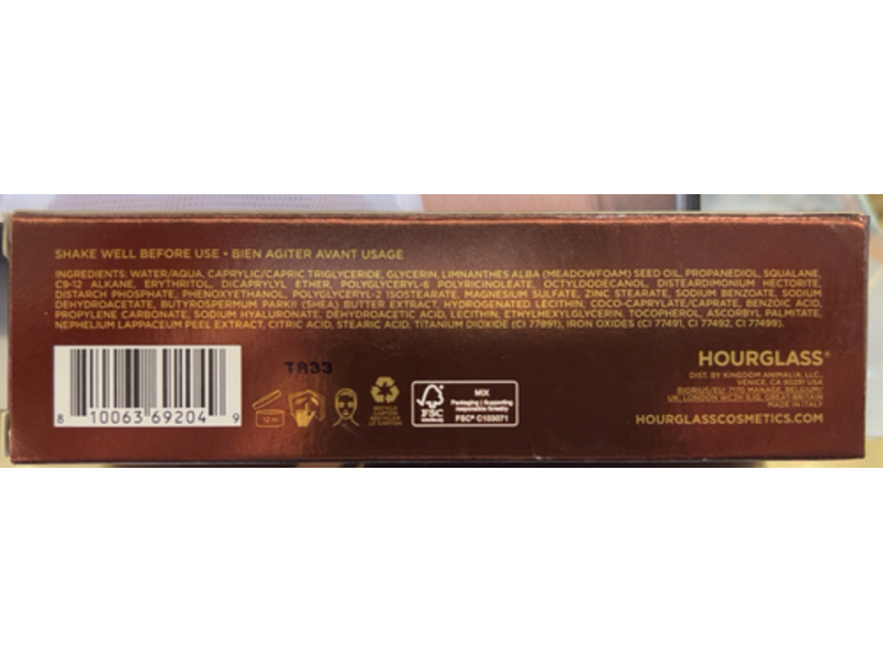 Hourglass Veil Hydrating Skin Tint, Shade 17, 1.1. fl oz/35 mL