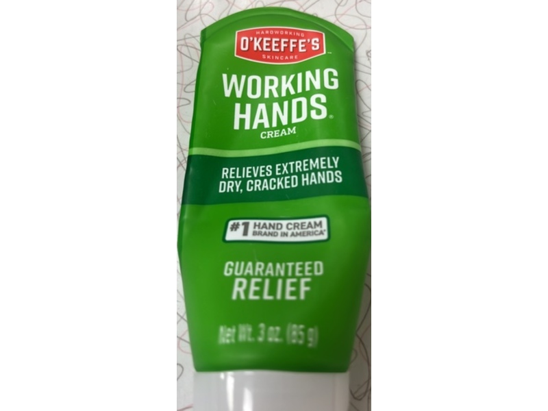 O'keeffe's Skincare Working Hands Cream, 3 oz/85 g