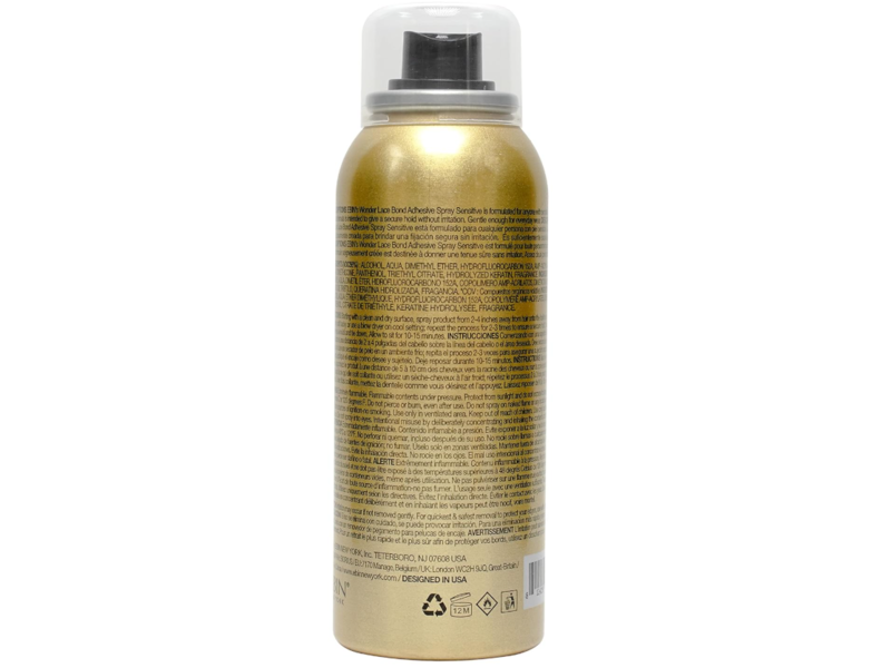Ebin New York Wonder Lace Bond Adhesive Spray, Sensitive, 2.7 fl oz/ 80 mL