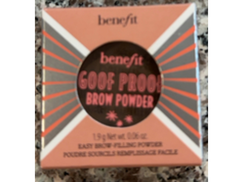 Benefit Cosmetics Goof Proof Brow-Filling Powder, Shade 03, 0.06 oz/1.9 g