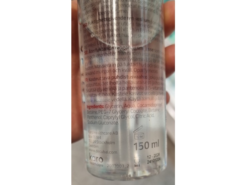 Decubal Face Cleansing Foam, 150 mL