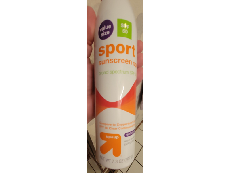 Up & Up Sport Continuous Sunscreen Spray, SPF 50, 7.3 oz/207 g