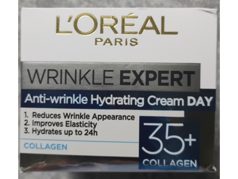 L’Oreal Paris Wrinkle Expert Anti Wrinkle Hydrating Day Cream, 35+ Collagen, 50 mL