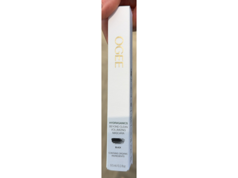 Ogee Hydraganics Beyond Clean Volumizing Mascara, Black, 0.3 fl oz/9.5 mL