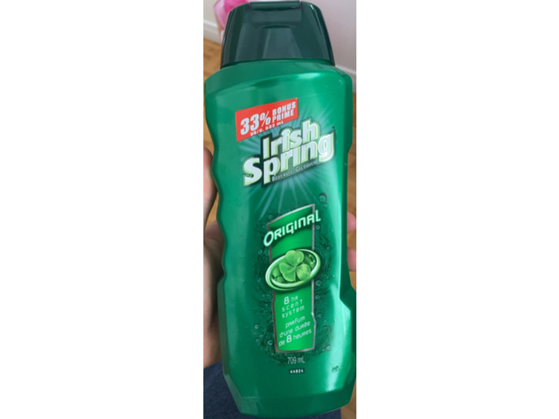 Irish Spring Body Wash Gel, original, 709 mL