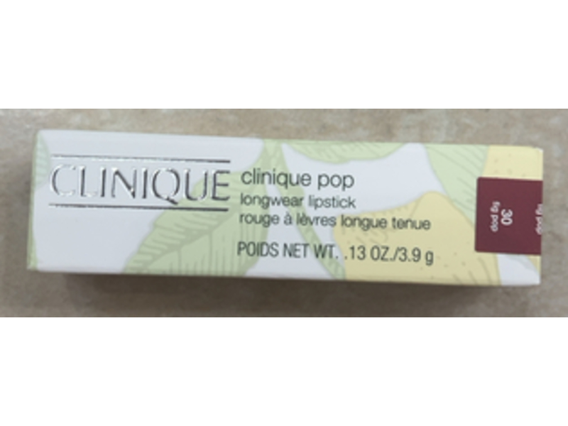 Clinique Pop Longwear Lipstick, Fig Pop, 0.13 oz/3.9 g