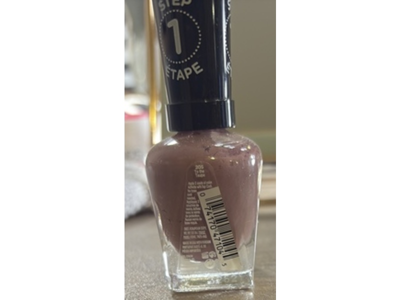 Sally Hansen Miracle Gel Nail Polish, 205 To the Taupe, 0.50 fl oz/14.7 mL