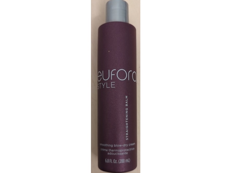 Eufora Style Straightening Balm Smoothing Blow-Dry Cream, 6.8 fl oz/200 mL