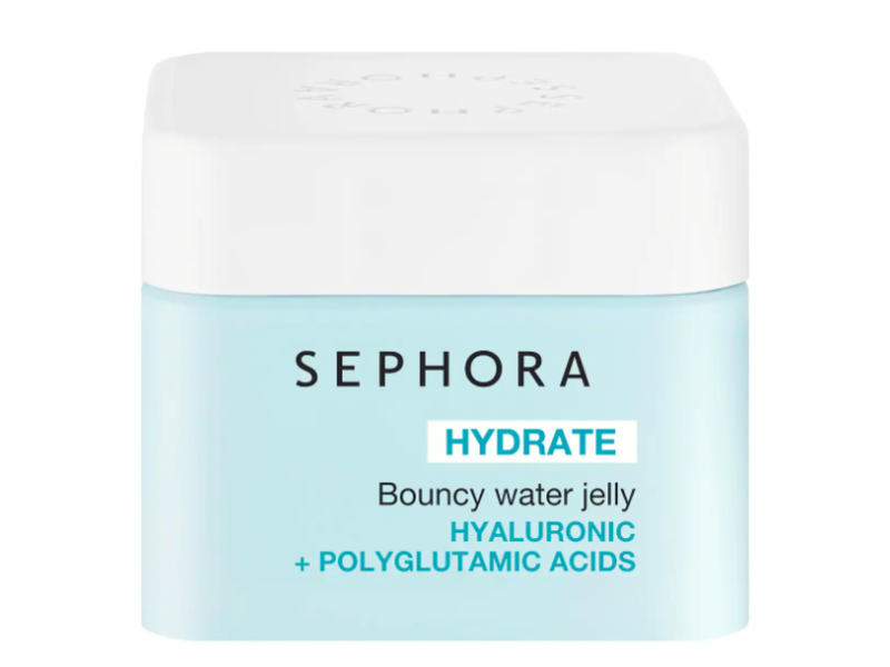 Sephora Hydrate Bouncy Water Jelly Face Gel, Hyaluronic+Polyglutamic Acids, 1.69 oz/50 mL