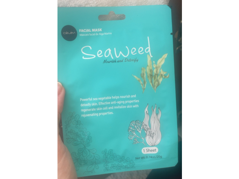 Celavi Nourish & Detoxify Facial Mask, 0.74 oz/20 g, 1 Count