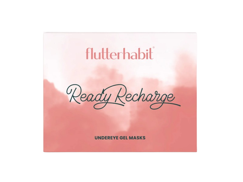 Flutterhabit Ready Recharge Under Eye Gel Masks, 6 Pairs