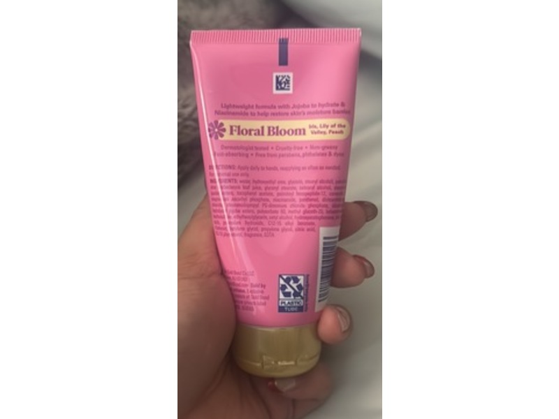 Gold Bond Floral Bloom Hydrating Hand Cream, Jojoba & Niacinamide, 3 oz/85 g