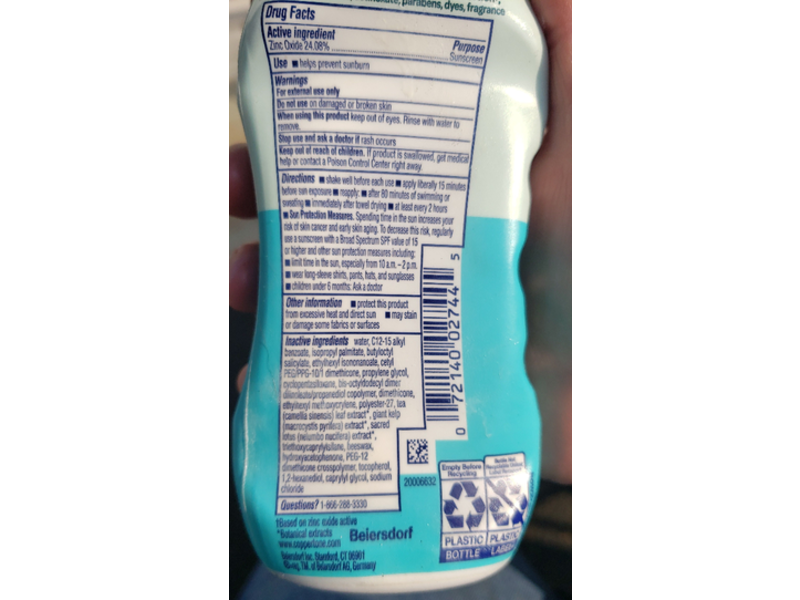 Coppertone Pure & Simple Kids Mineral Sun Protection, SPF 50, 6 fl oz/177 mL