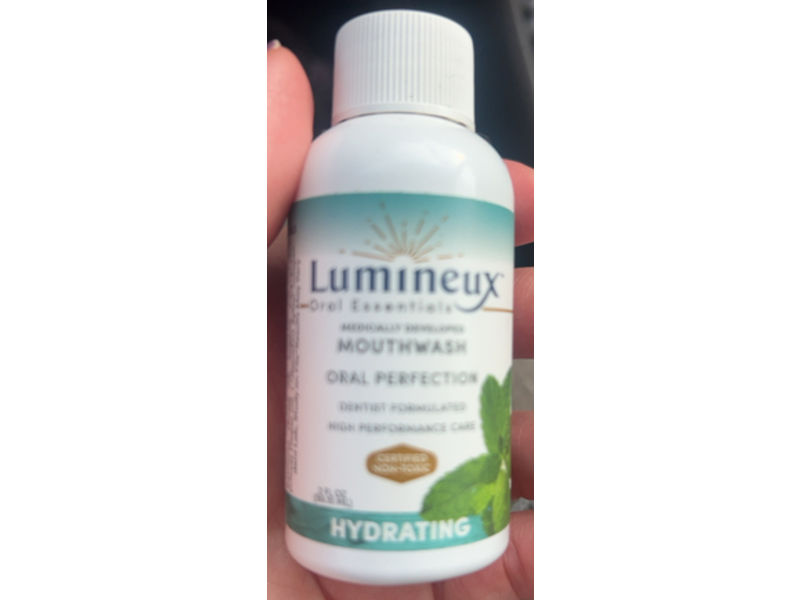 Lumineux Oral Essentials Mouthwash Oral Perfection, Hydrating, 2 fl oz/59.15 mL