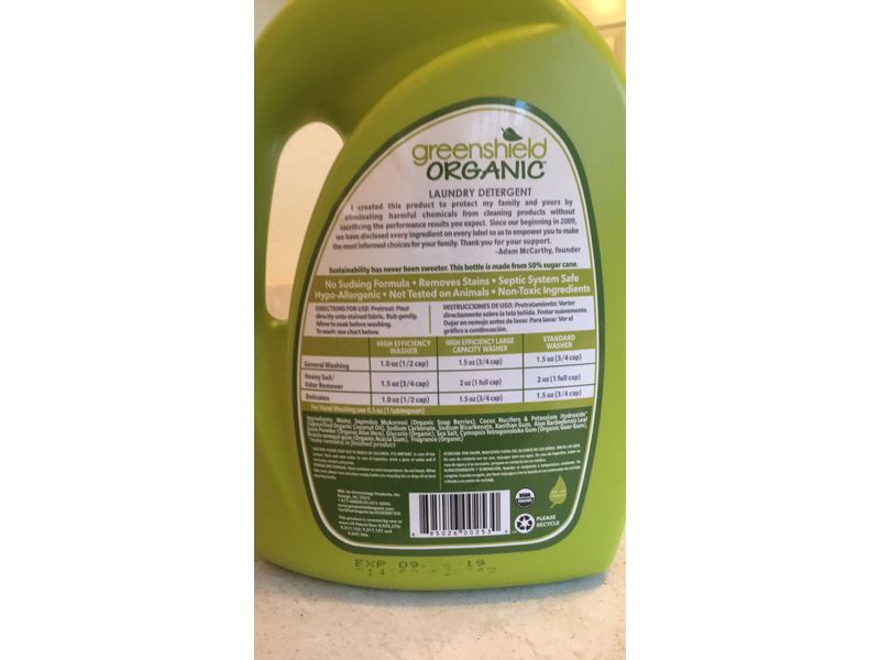 GreenShield Laundry Detergent, Lavender, 100 Ounce