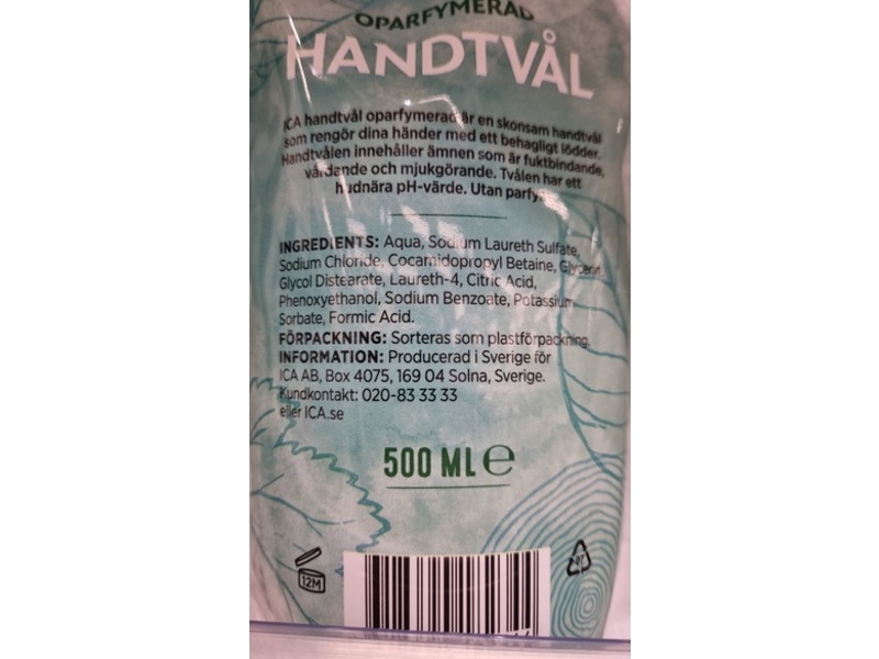 Ica Hand soap, 500 mL