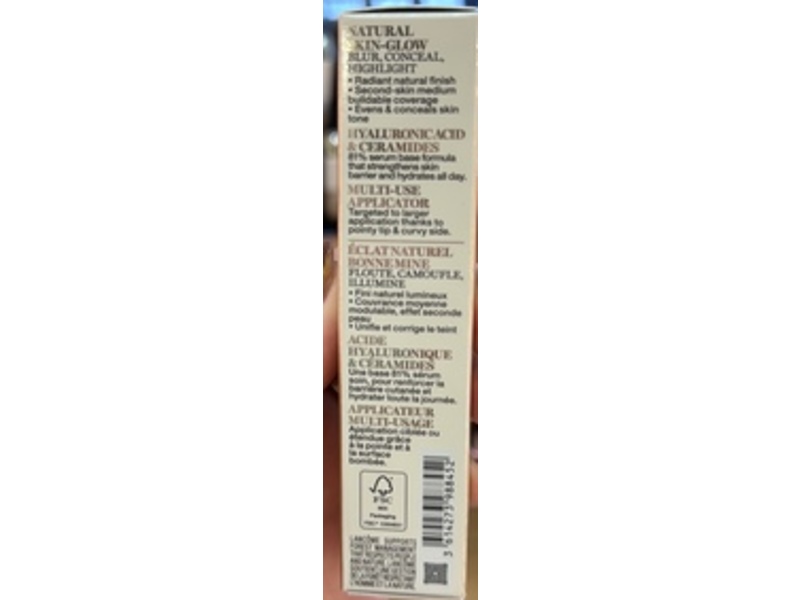 Lancôme Teint Idole Ultra Wear Care & Glow Serum Concealer, 105W, 0.43 fl oz/13 mL