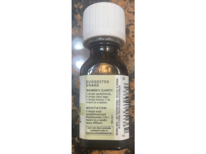 Aura Cacia Centering 100% Pure Essential Oil, Sandalwood, 0.5 fl oz/15 mL