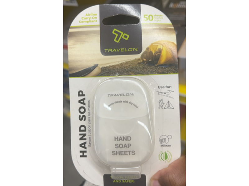Travelon Hand Soap Sheets, 50 Count
