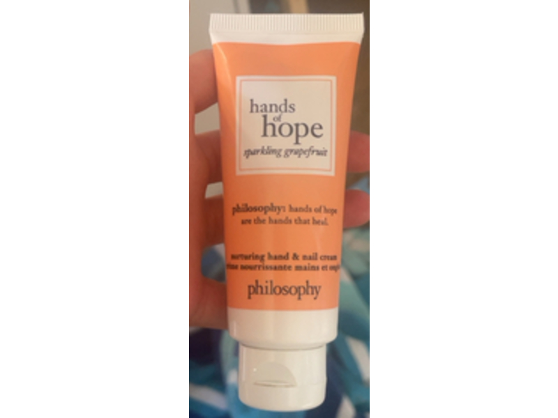 Philosophy Hands Of Hope Nurturing Hand & Nail Cream, Sparkling Grapefruit, 1 fl oz/30 mL