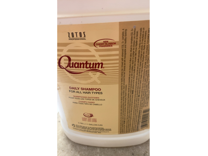 Zotos Quantum Daily Shampoo, Cherry Blossom Fragrance, 3.785 L