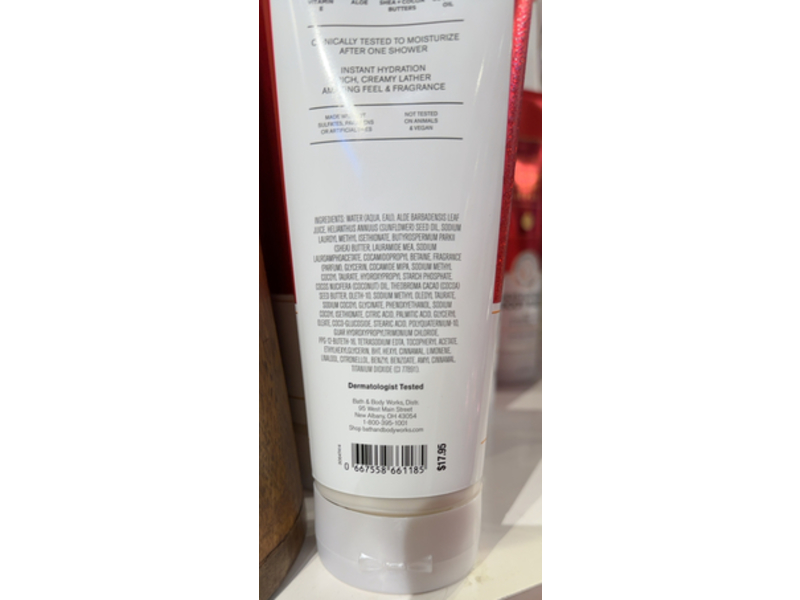 Bath & Body Works Moisturizing Body Wash, Winter Candy Apple, 10 fl oz/295 mL