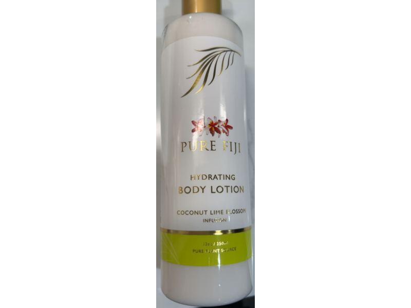 Pure Fiji Hydrating Body Lotion, Coconut Lime Blossom, 12 oz/350 mL