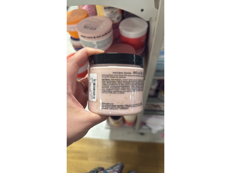 Philosophy Hydrating Body Cloud Cream, Marzipan Dreams, 16 fl oz/480 mL