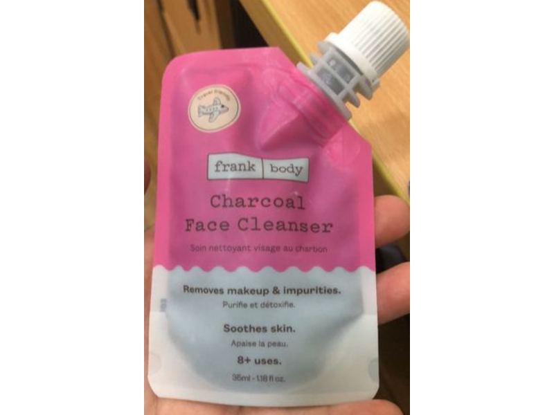 Frank Body Charcoal Face Cleanser, 1.18 fl oz/35 mL