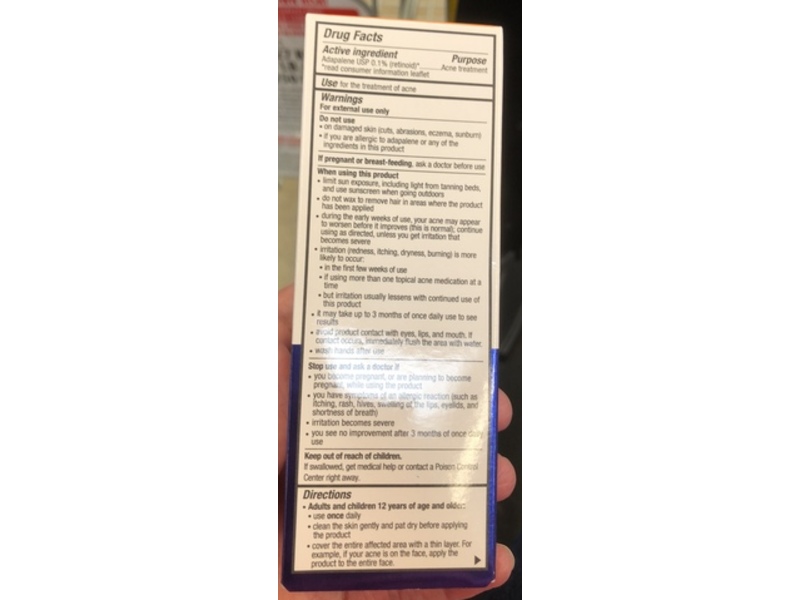 Acne Free Adapalene Gel Acne Treatment, 0.5 oz/15 g