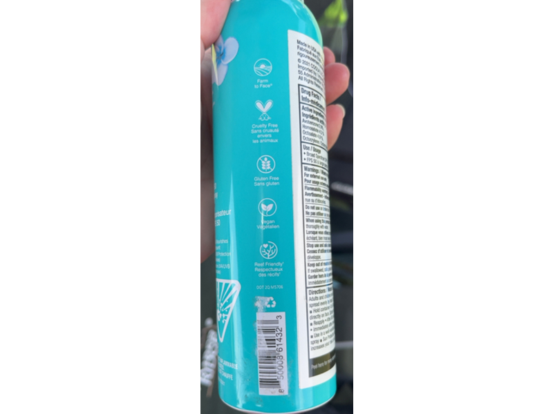 Coola Classic Sunscreen Spray, SPF 50, 6 fl oz/177 mL