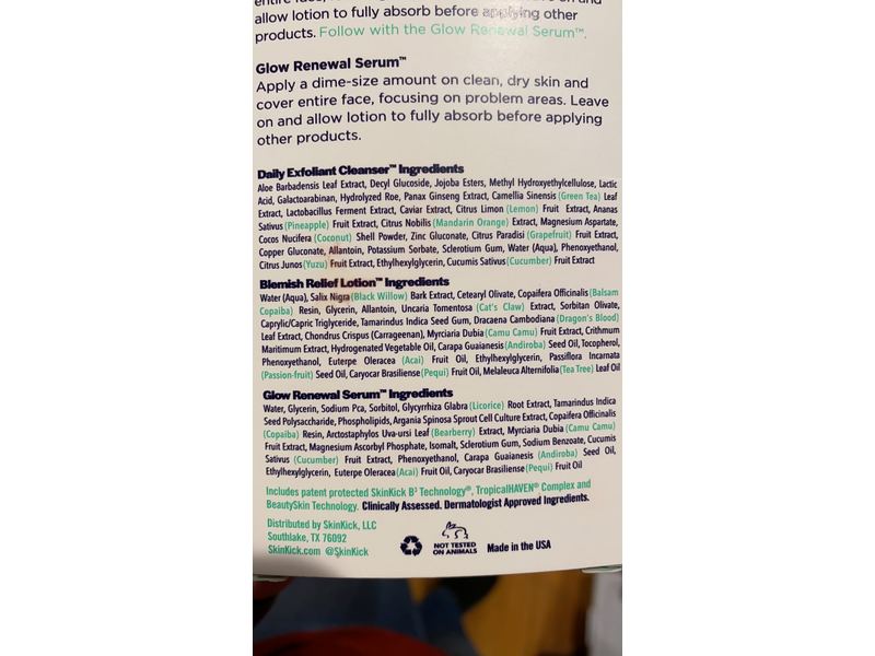 SkinKick 3-Step System Clear + Renew Kick Trio