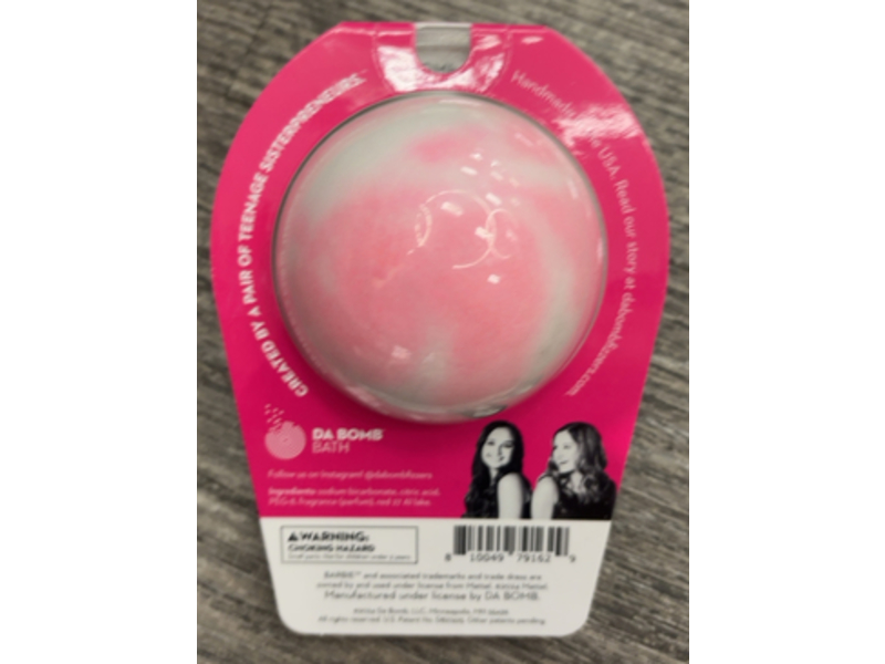 DA Bomb Barbie Swirl Bath Bomb, 7 oz