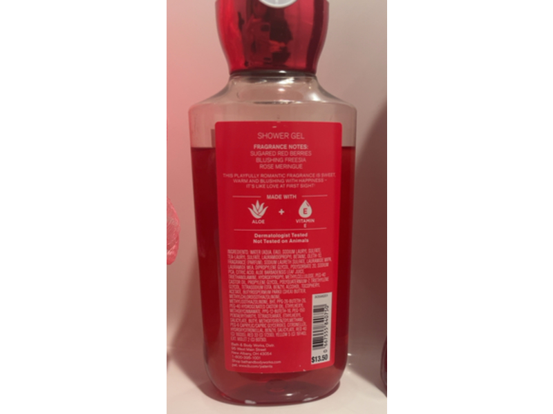 Bath & Body Works Gingham Love Shower Gel, Aloe + Vitamin E, 10 fl oz/295 mL