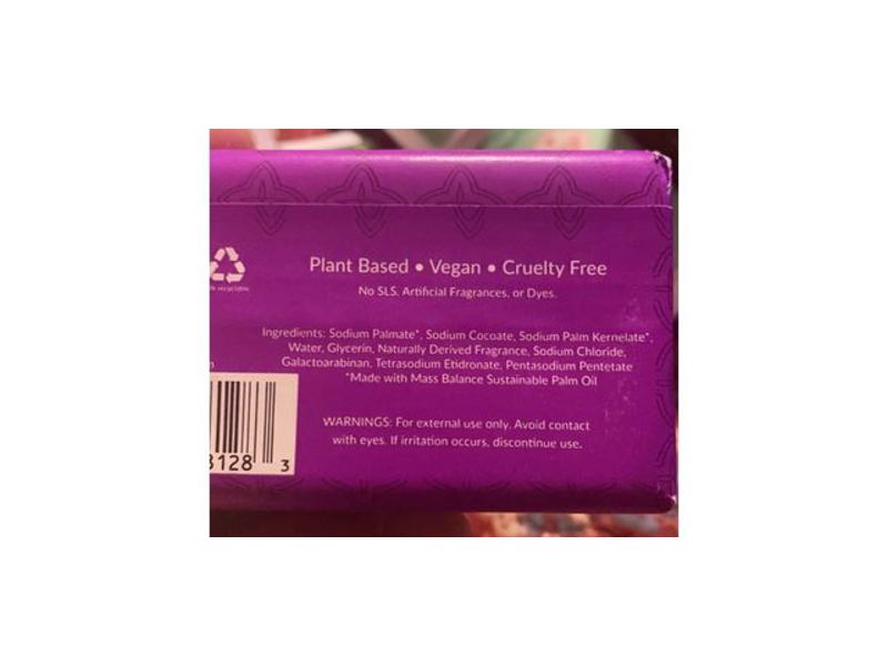 Lume Natural Soap For Face & Body, Jasmine Rose, 5 oz/142 g, Pack Of 4