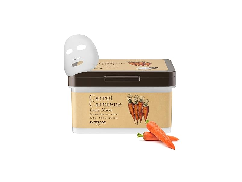 Skinfood Carotene Daily Mask, Carrot, 9.52 oz/270 g, 30 EA