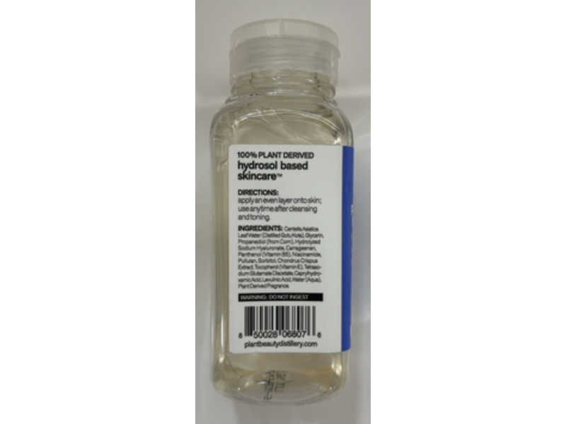 Plant Beauty Distillery Face Water Hydrating & Plumping Serum Water, Plantonic Hyaluronic, 7.4 fl oz/219 mL