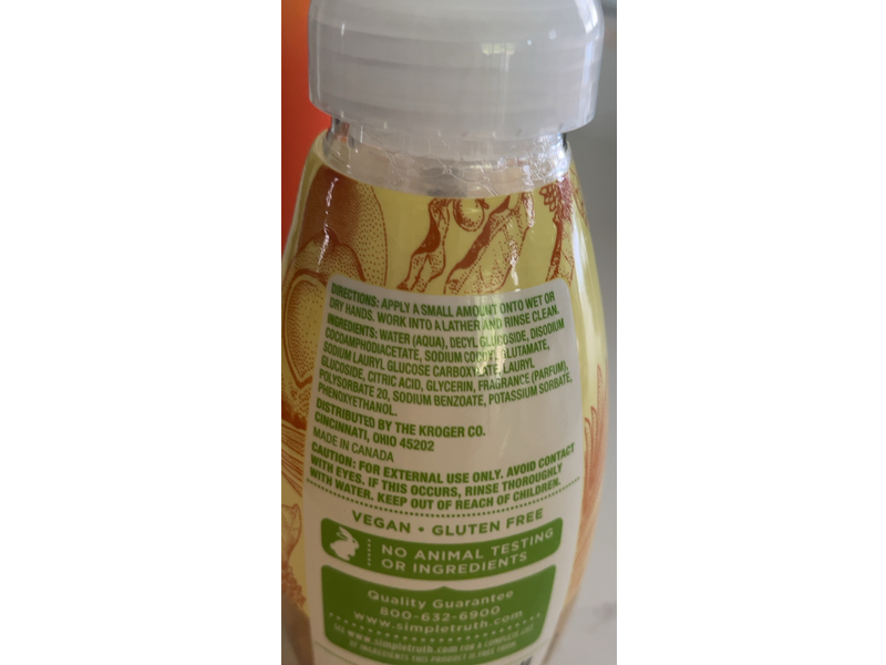 Simple Truth Cleans & Moisturizes Foaming Hand Soap, Shea Flower & Coconut, 10 fl oz/296 mL