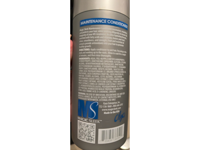 MagicSleek Hair Maintenance Conditioner, 33.2 oz