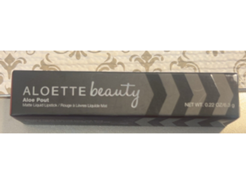 Aloette Beauty Matte Liquid Lipstick, Aloe Pout, 0.22 oz/6.3 g