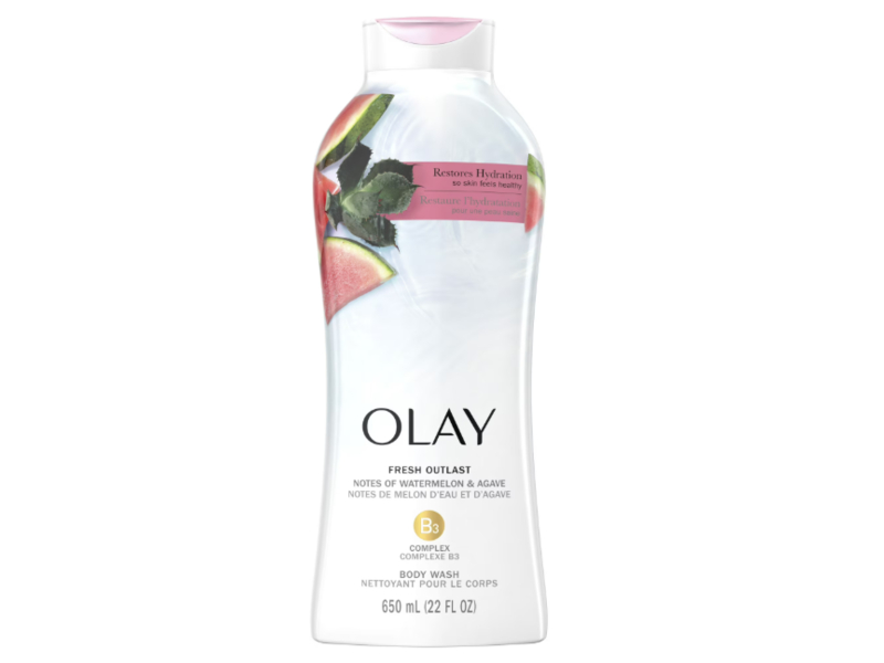 Olay Fresh Outlast Body Wash, Watermelon & Agave , 22 fl oz/650 mL
