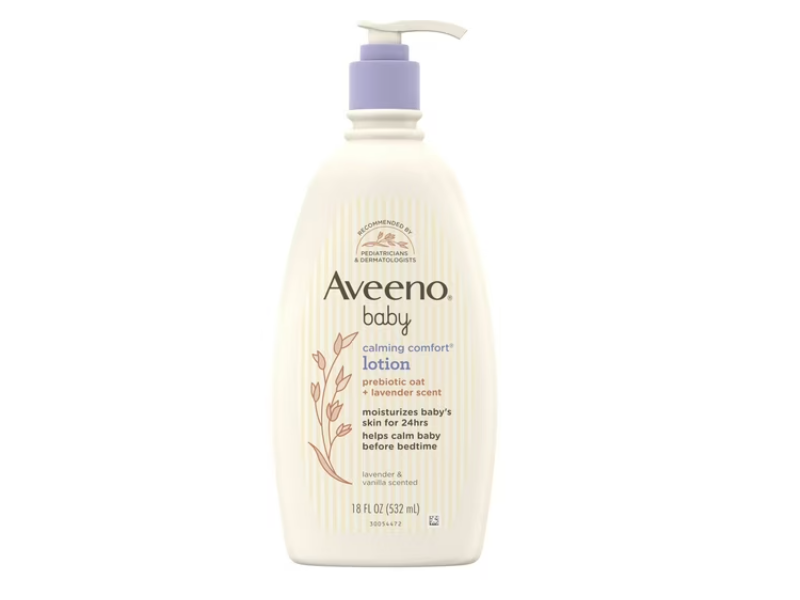 Aveeno Baby Calming Comfort Lotion, Lavender & Vanilla Scented, 18 fl oz /532 mL