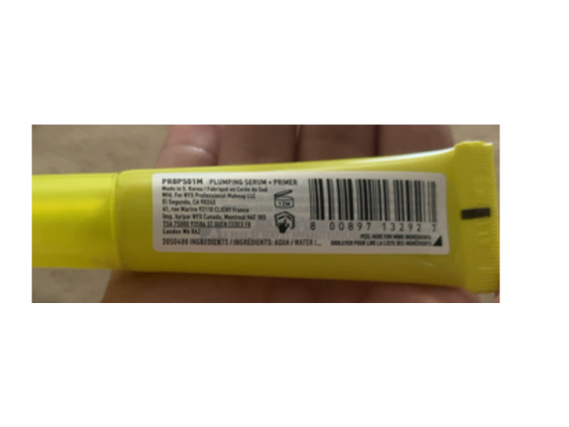 Nyx Professional Makeup Plump Right Back Plumping Serum + Primer, 0.27 fl oz/8 mL